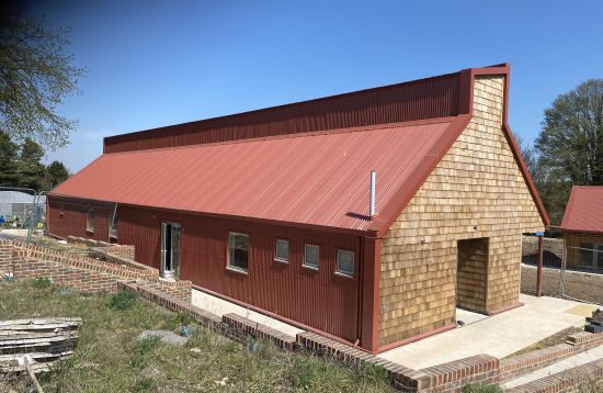 3inch Profile Plastisol Coated colour Terracotta corrugated steel Roofing and Cladding sheets