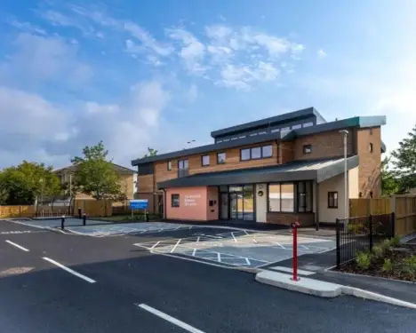 Click Here To Enlarge This Photo Of South Sutton Healthcare - Ash & Lacy Ash Zip Aluminium Acoustic Built up Roofing System