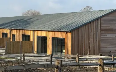 Photo of Kingspan Quadcore KS1000 RW Composite Roofing System in Merlin Grey