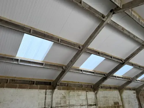 Click Here To Enlarge This Photo Of Re-sheeted  a Roof with Kingspan KS1000RW