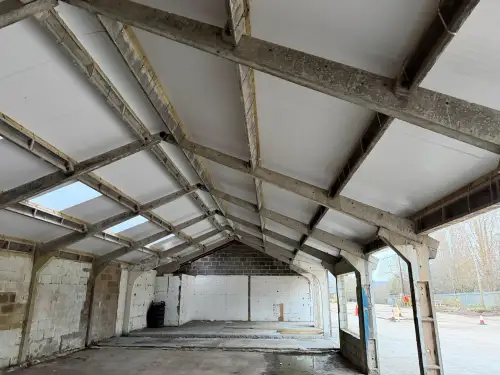 Click Here To Enlarge This Photo Of Re-sheeted  a Roof with Kingspan KS1000RW