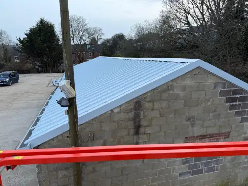 Click Here To Enlarge This Photo Of Re-sheeted  a Roof with Kingspan KS1000RW